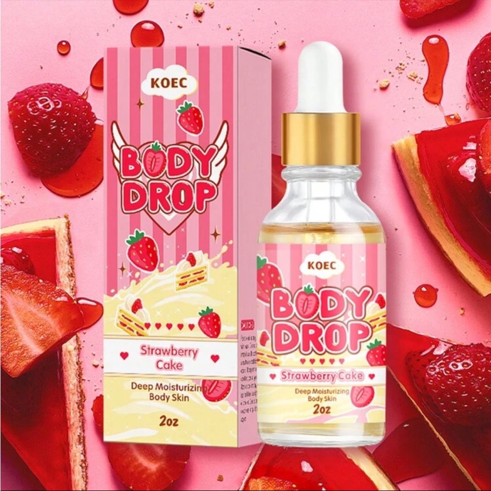 Body Drop Strawberry shortcake Moisturizing Body juice Oil